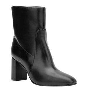 Aquatalia NWOB Luzio Nappa Leather Block-Heel Ankle Boots Size 11 Weatherproof